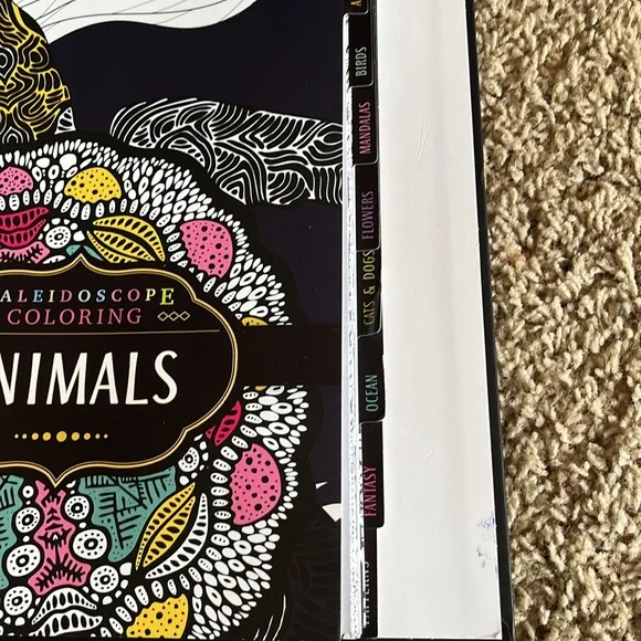 Kaleidoscope coloring book - Picture 2 of 8